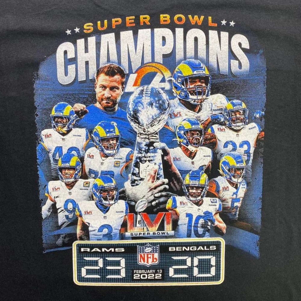 2022 LA Rams Super Bowl Champions shirt